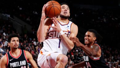 phoenix suns vs portland trail blazers match player stats