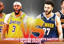 lakers vs denver nuggets match player stats