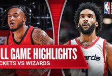 washington wizards vs houston rockets match player stats